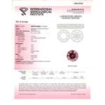 0.70 Ct. | Round | Light Raspberry Color | VS1 C-2