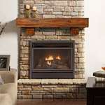 48-Inch Fireplace Shelf Mantel With Corbel Optio-4