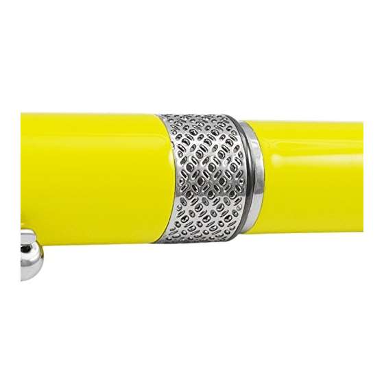 Piacere Chrome Electric Yellow Micro Ballpoint P-4