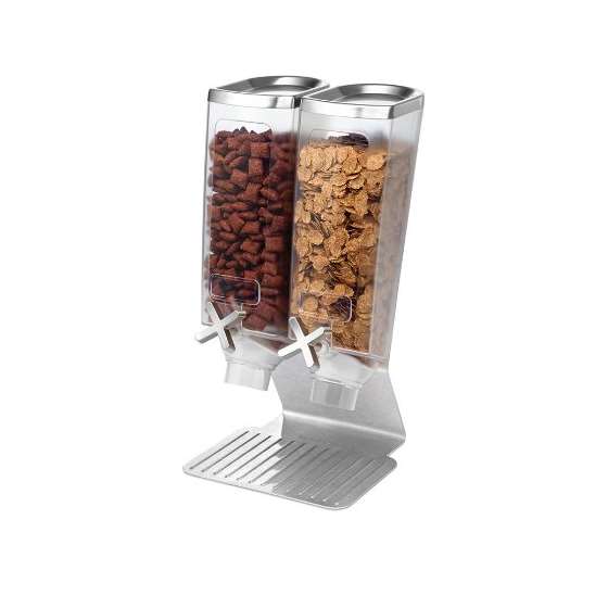 EZ514 2-Container Snack Dispenser With Stainless-2