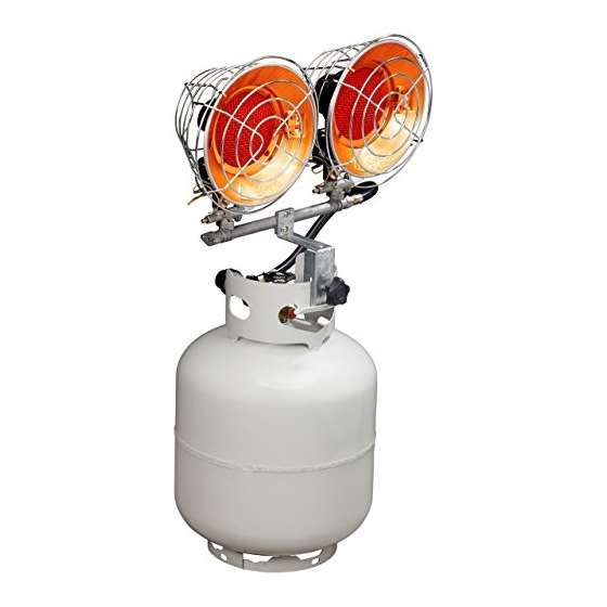 Tank Top Propane Heater - Double Burner, 30,000-2