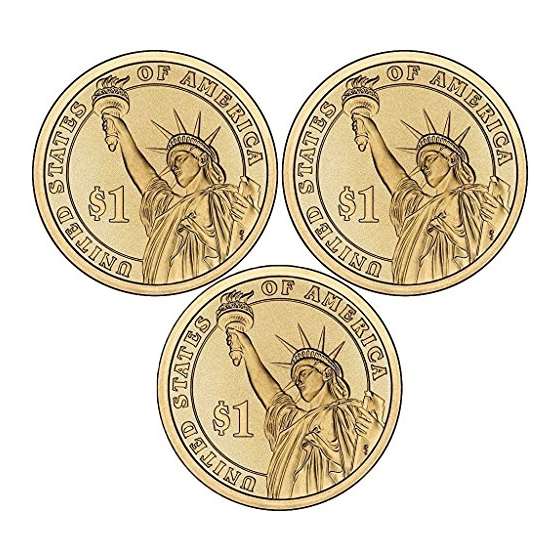 2016 D Presidential Dollar Denver Mint 3 Coins U-2