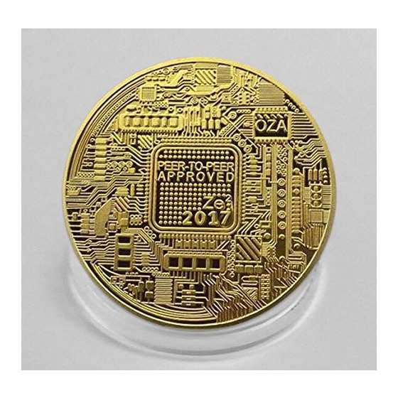 BITCOIN Coin,18K GOLD, 2-Pack Deluxe Collector S-2