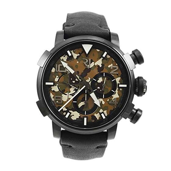 Pinup DNA Black WWII Kate Fan Chronograph Automa-2