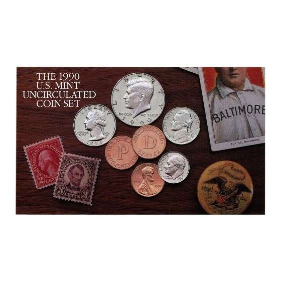 1990 United States Mint Uncirculated Coin Set U9-4