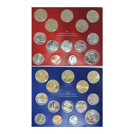 2013 P D US Mint Set 28 Coins In Original Packag-2