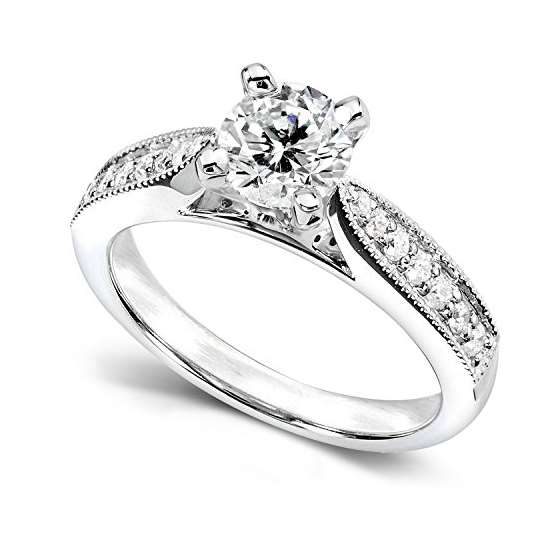 IGI Certified USA Lab Grown Diamond Engagement R-2