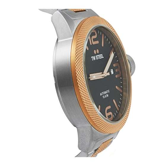 Canteen Bracelet Rose Gold Black Dial Automatic-2