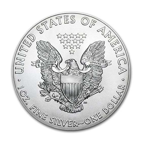 2017 1 Oz Silver American Eagle Coins BU Lot, Tu-2