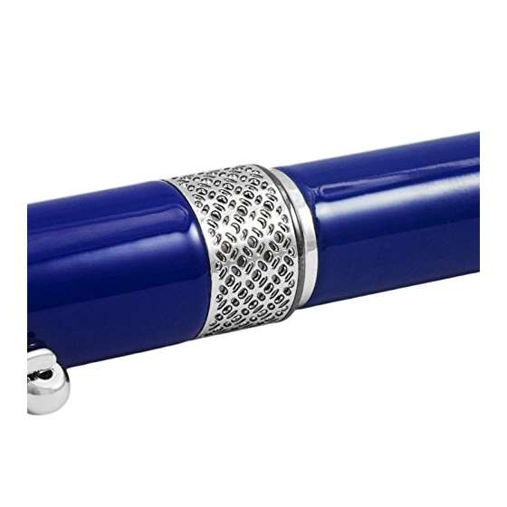 Piacere Chrome Cobalt Blue Micro Ballpoint Pen I-4