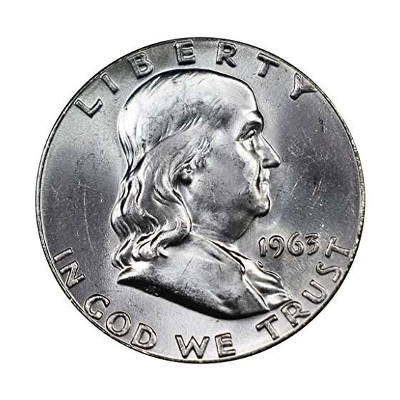 Vintage U.S. Silver Half Dollar 2-Coin Set-1963-4