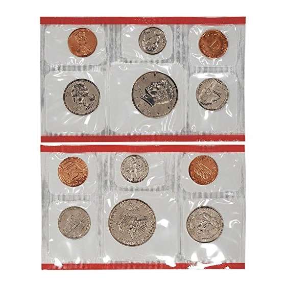 1998 US Mint P D 10-Coin Uncirculated Mint Set I-2