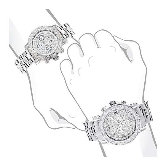 Matching His And Hers Watches: Oversized Diamond-4