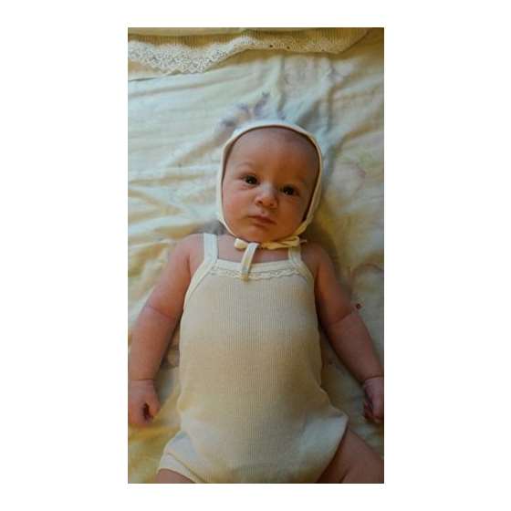 Soft Ribbed Turkish 100% Cotton White Baby Camis-2