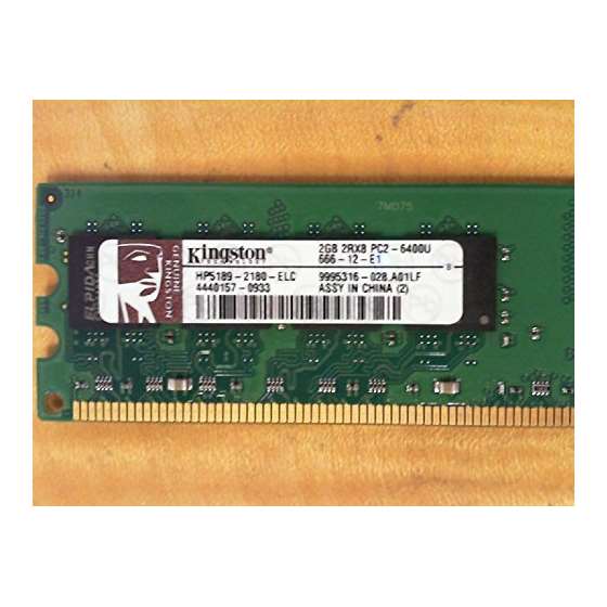 KINGSTON HP5189-2180-ELC 2GB DESKTOP DIMM DDR2 P-2