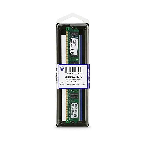 Kingston Valueram 1GB 800Mhz DDR2 Non-ECC CL6 DI-4