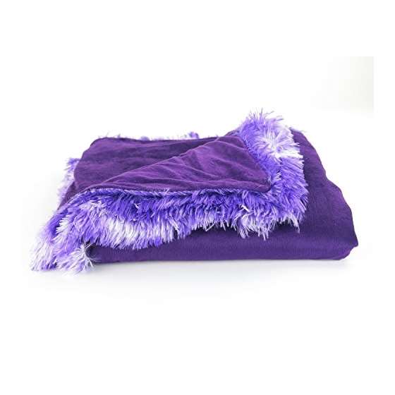 Faux Fur Mink Reversible Throw- 50 X 60-Decorati-4