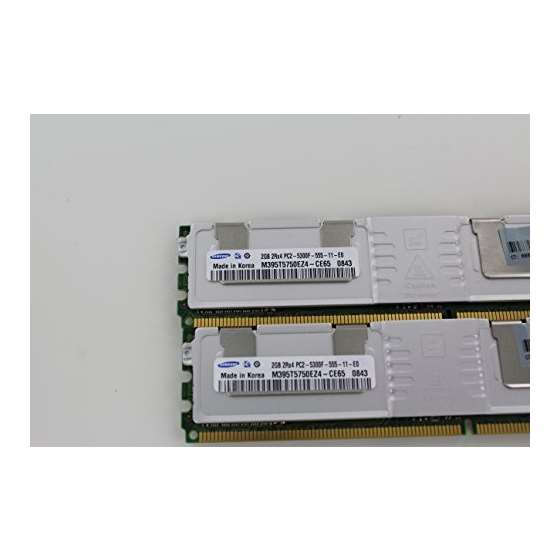 4GB 2 X 2GB DDR2 PC2-5300FB-DIMM 240Pin 667Mhz S-2