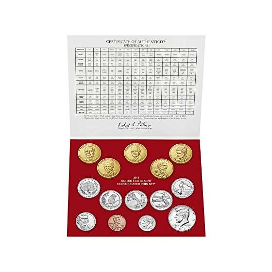 2015 United States Mint Uncirculated Coin Set U1-2