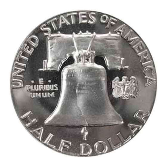 1962 P SILVER Gem Proof Franklin Half Dollar US-2