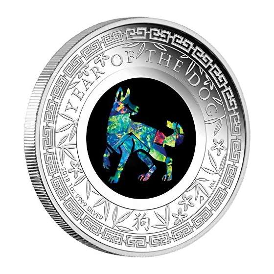 2018 AU Australian Opal Lunar Series Year Of The-2