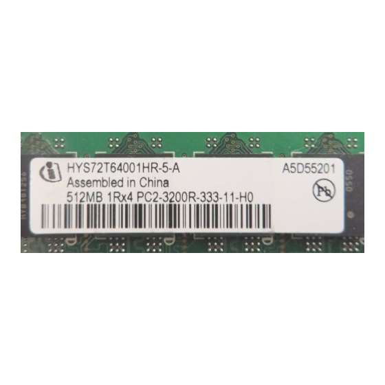 2GB 4 X 512MB DDR2 SDRAM PC2-3200R Memory Module-4