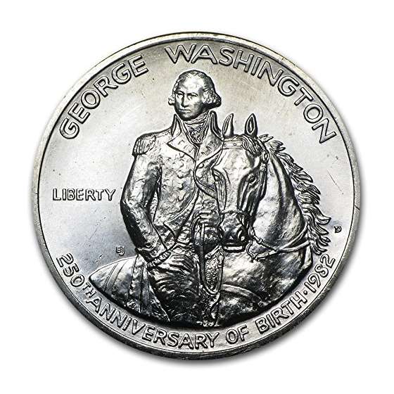 1982 D George Washington Commemorative 90 Silver-2