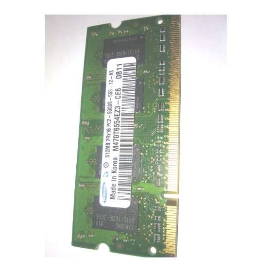 1GB 667Mhz DDR2 PC2-5300S M470T2953EZ3-CE6-2
