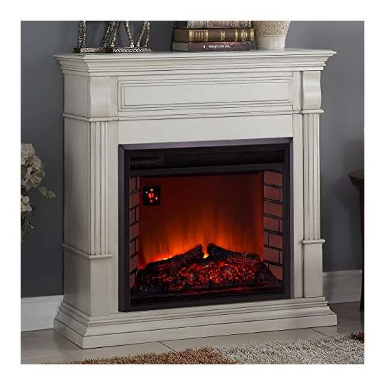 Full Size Electric Fireplace - Remote Control, A-2