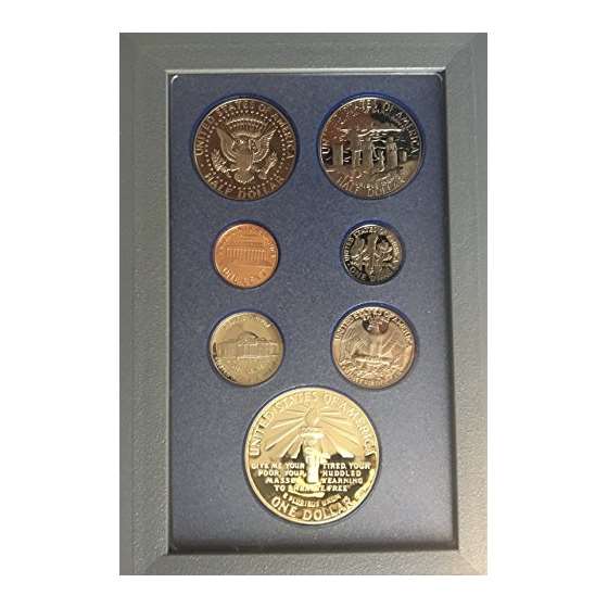 1986 S US Prestige Proof Set 7 Coin Set Comes In-2