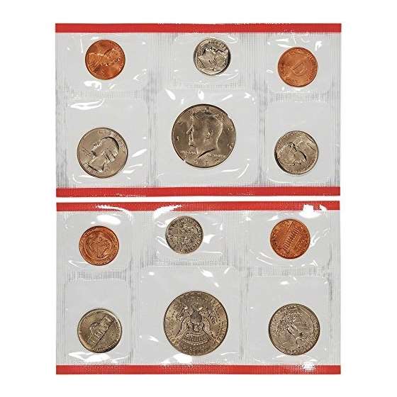 1985 P D US Mint 10-Coin Mint Set Uncirculated-2