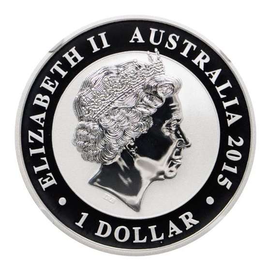 2015 AU 1Oz Silver Australian Kookaburra 1 Brill-2