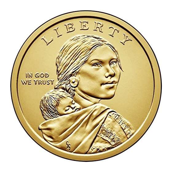 2017 P D Sacagawea Dollar Native American Brilli-2