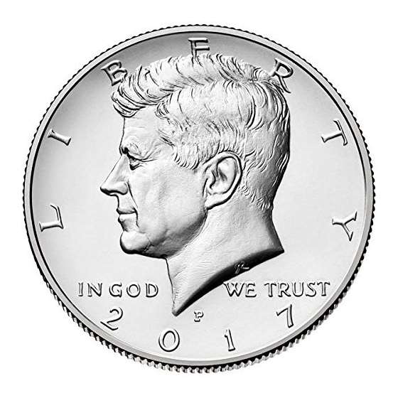 2017 P D Kennedy Half Dollar Clad Uncirculated-2