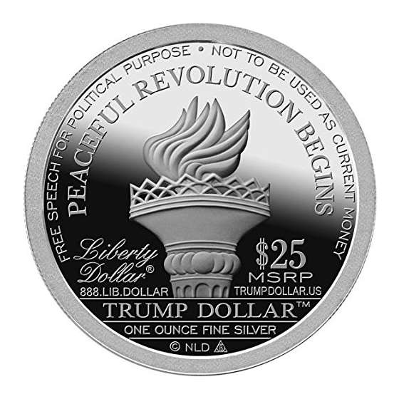 2017 DONALD TRUMP INAUGURAL SILVER DOLLAR COIN 2-4