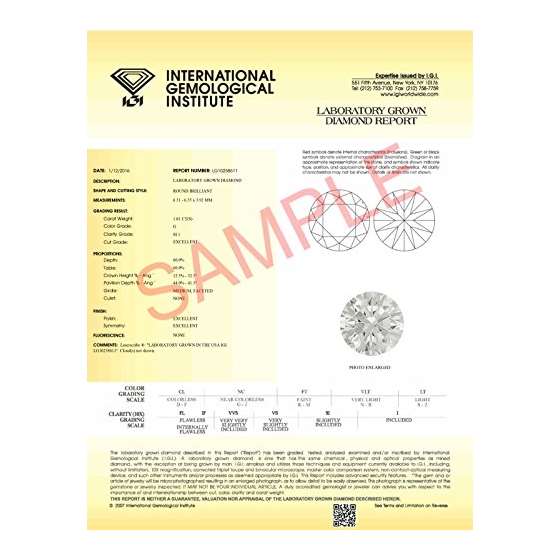 2 CTW IGI Certified USA Lab Grown Diamond Weddin-4