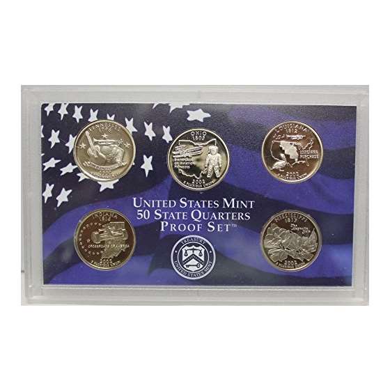 2002 S US Mint Proof Set Original Government Pac-4