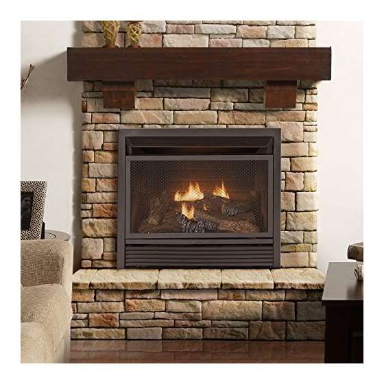 48-Inch Fireplace Shelf Mantel With Corbel Optio-4