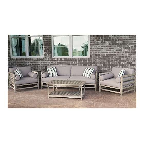 Grand Haven 4 Piece Acacia Wood Outdoor Patio So-2