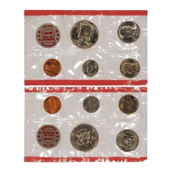 1971 United States Mint Uncirculated Coin Set In-2