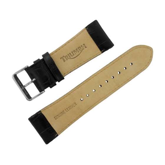 Assorted Watch Strap 28Mm Alligator Print Black-2