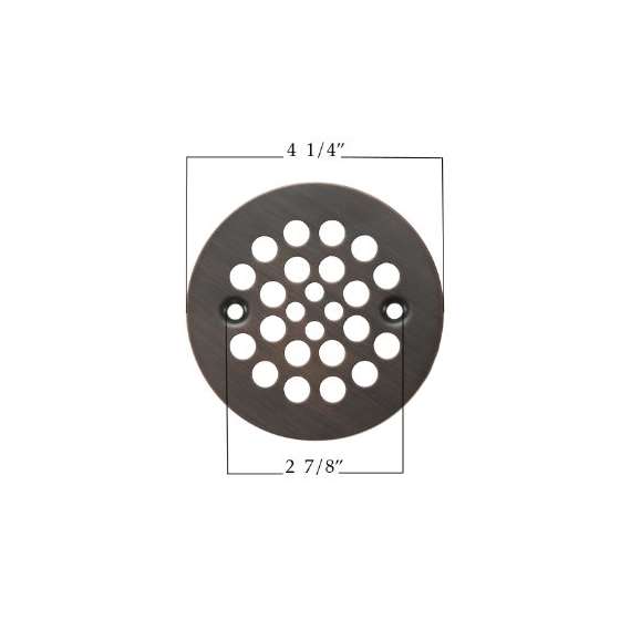 D-415ORB 4.25-Inch Round Shower Drain Cover, Oil-2