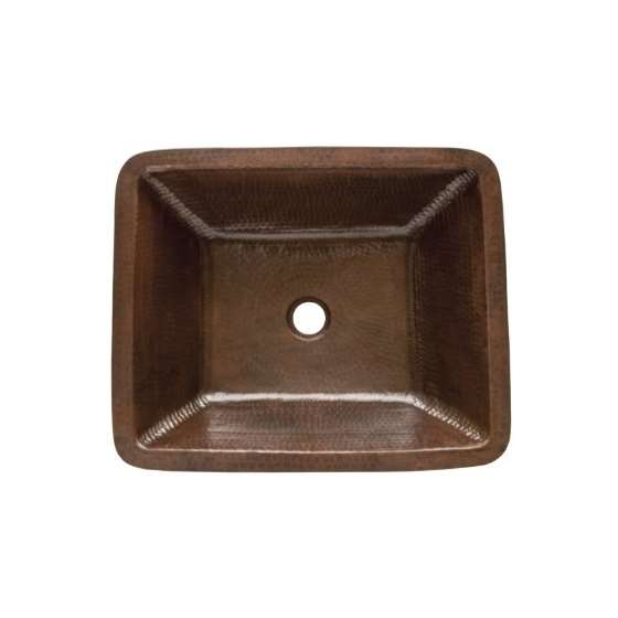 LREC19DB Hammered Bathroom Sink, Oil Rubbed Bron-2