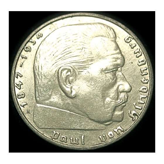 1936-1939 Silver 2 Reichsmark-2