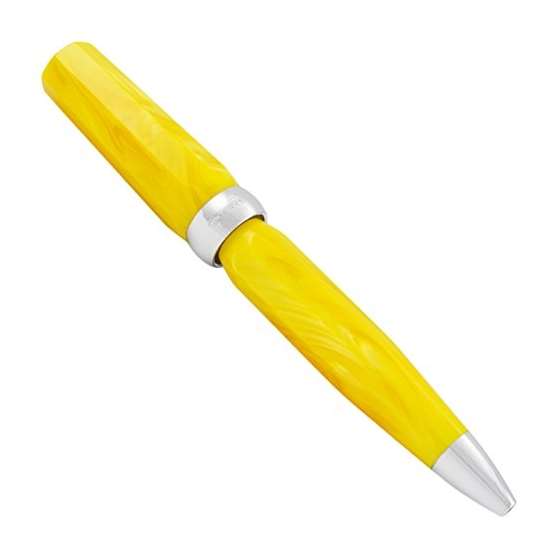 Micra Sterling Silver Yellow Ballpoint Pen ISMCC-2