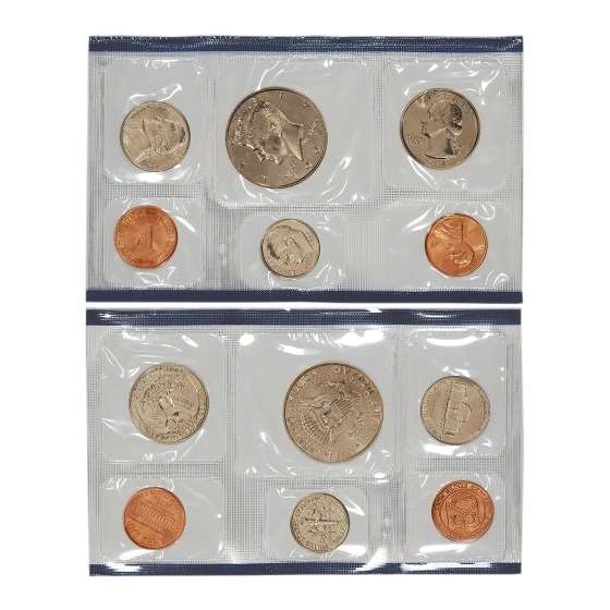 1991 US Mint Uncirculated Coin Set U91 OGP-2