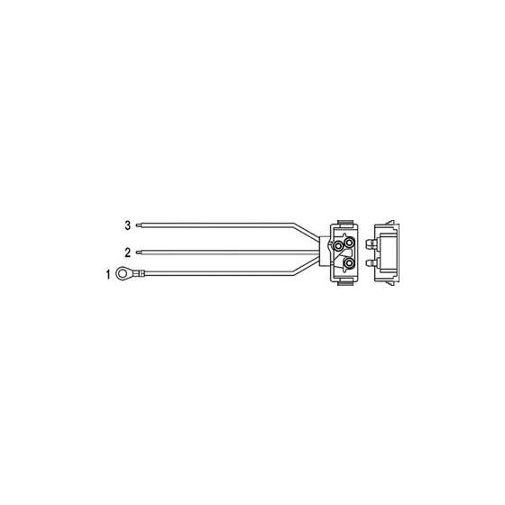 Right Angle 3-Wire Pigtail For Sealed Trailer St-2