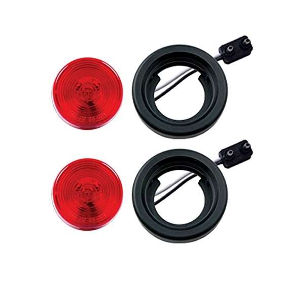 CL-22120-R2K Pair Of LED 2 And Round Red Clearan-4