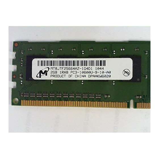 MICRON MT8JTF25664AZ-1G4D1 2GB DESKTOP DIMM DDR3-2