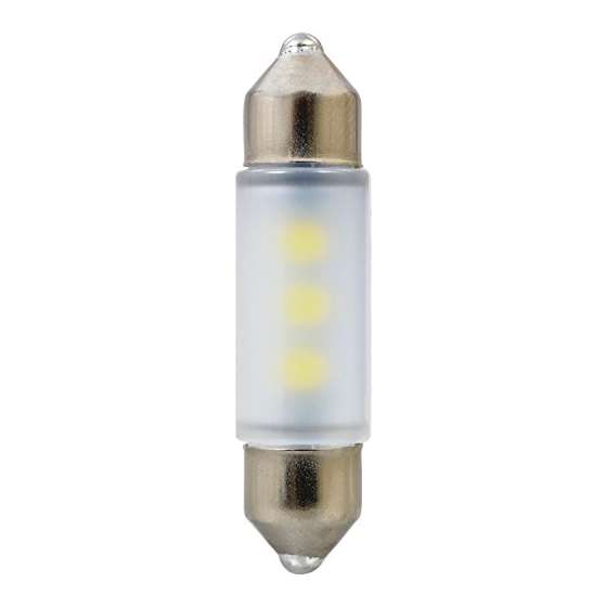 6418 36Mm Festoon White LED Bulb, Contains 1 Bul-2